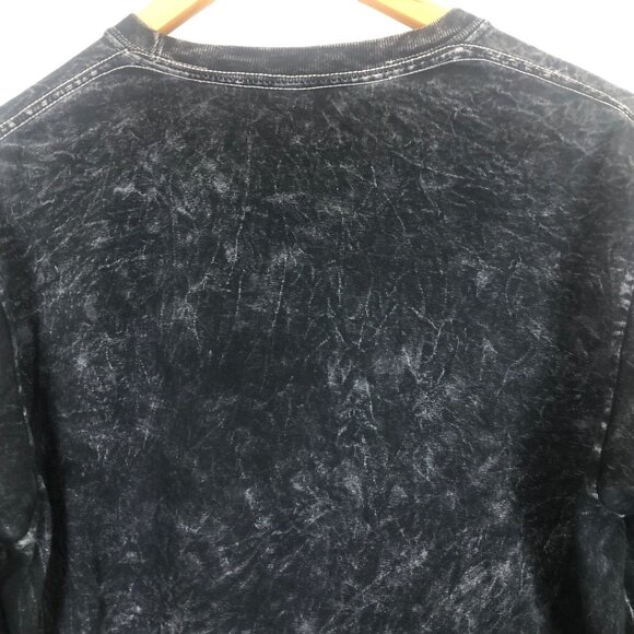 Universal Studios Knight Rider Kitt Graphic Tee Sz Medium LS Black Mineral Wash - Picture 7 of 8